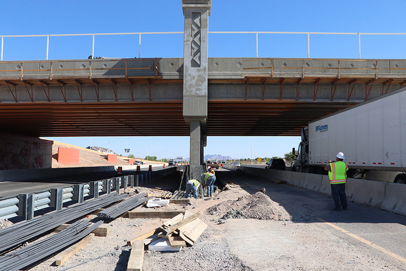 Work continues on the Interstate 25/University Avenue Project.