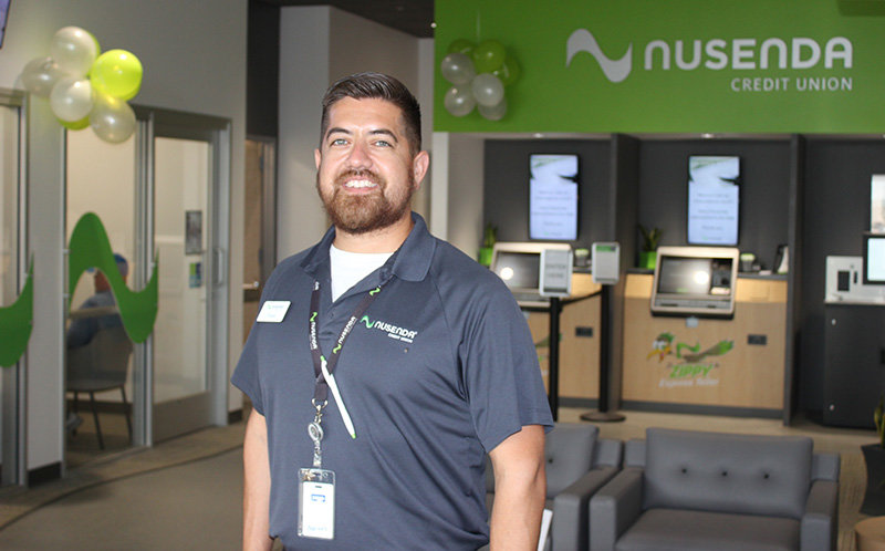 Frank Gutierrez, a Las Cruces High School graduate, is the office manager for the new Las Cruces branch of Nusenda Credit Union.