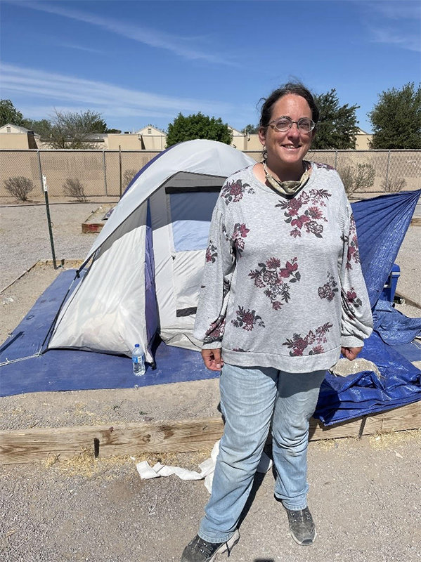 Carolyn is receiving help from Community of Hope, has found a job and hopes to move into an apartment.