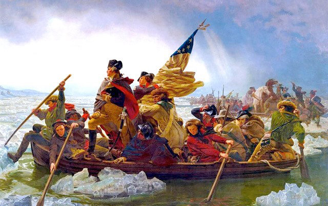 “Washington Crossing the Delaware” (1851), by Emanuel Leutze.