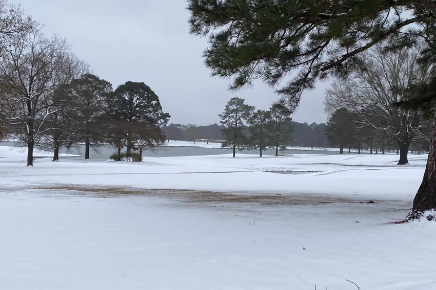The golf course at the Canton Country Club wasn't open Sunday, but Shanks Bar and Grill was.