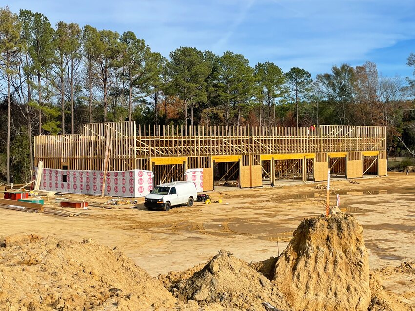 Construction has begun on a convenience store located on the corner of U.S. Highway 51 and Colony Park Boulevard.