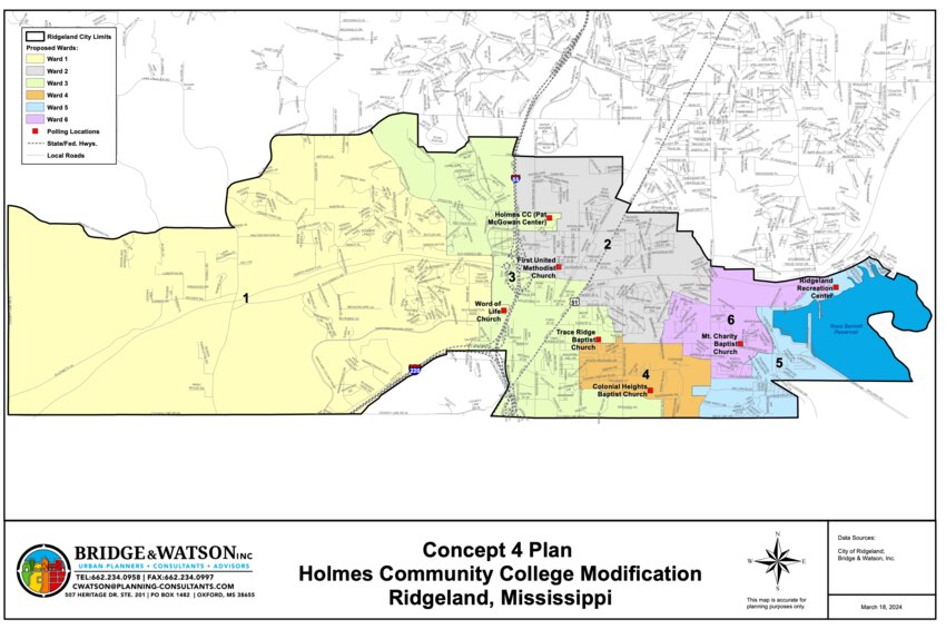 Ridgeland aldermen have created two new majority-minority wards in the city.