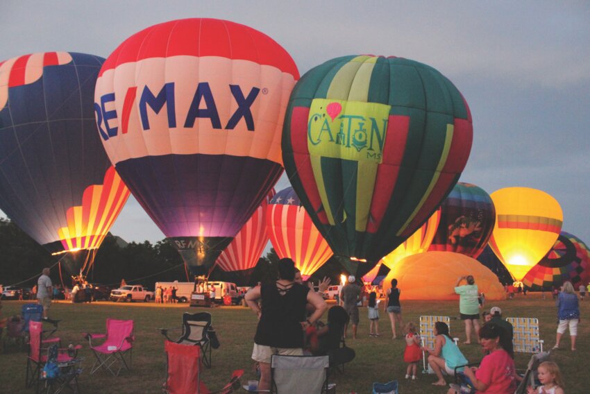 Thousands of people descend upon Northpark in Ridgeland each year for the “Celebrate America Balloon Glow.”