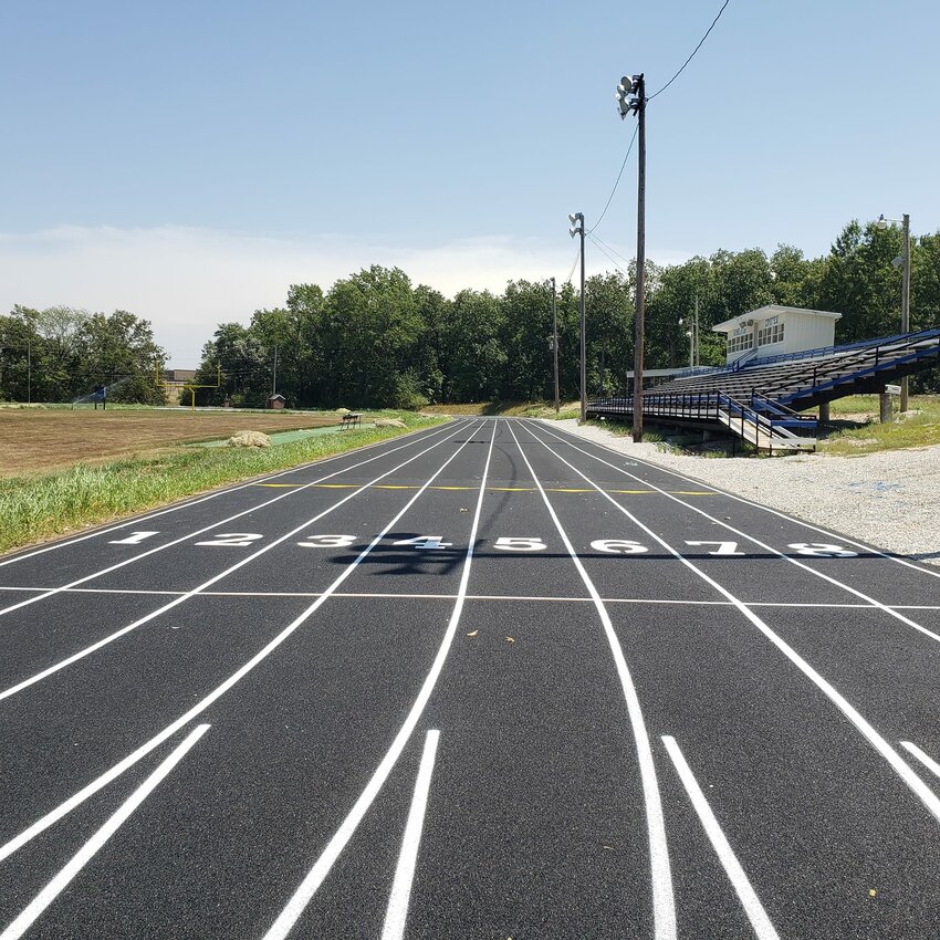 The new all-weather track has finally been installed at Paris High School around Warbritton Field. After almost a year of work and 30 days for the rubber to cure, the track will ready for a test run or walk for students and the community. Athletic director and track and field head coach Gary Crusha said the long-awaited addition to the school will be open to the community at times to be determined in the future.