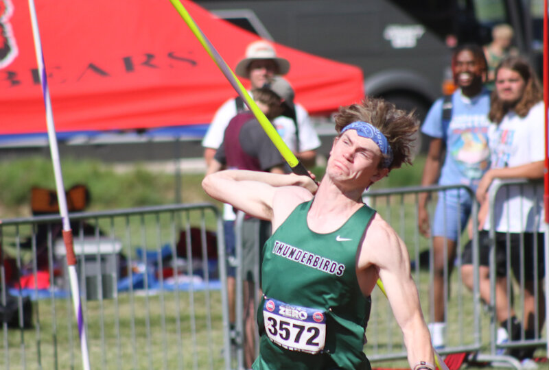 North Callaway Craighead throws through to nationals in javelin