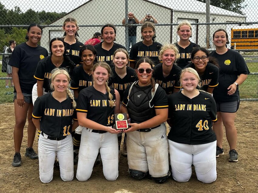 The Van-Far Lady Indians won their first game of the season on Saturday in form of the consolation trophy of the North Shelby Tournament.