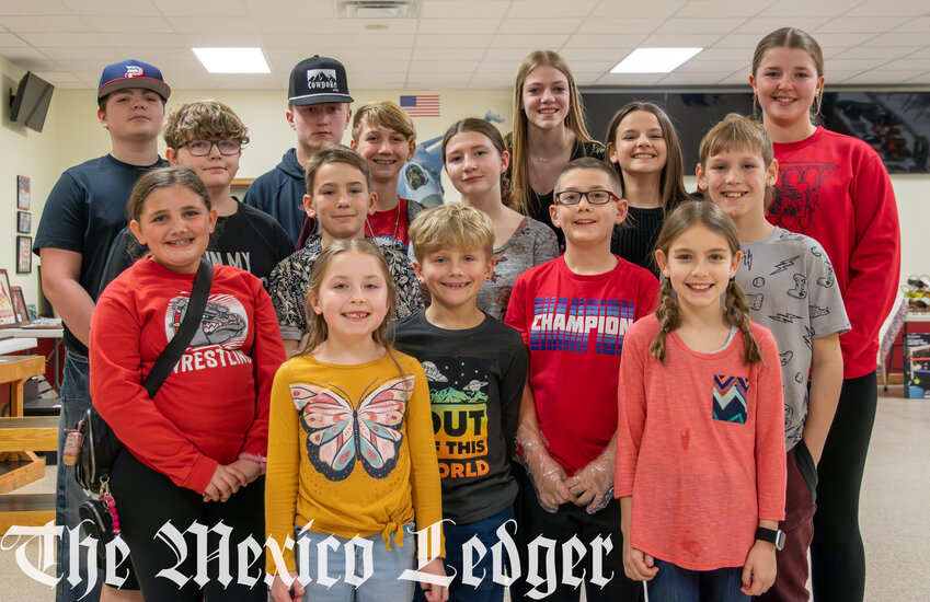 Optimist Club athletes/spaghetti dinner volunteers: Liam Donaldson, Hollis Watson, Hailey Cuno, Austin Walker, Owen Goff, Melanie Walker, Lilly Cuno, Lauren Jurgesmeyar, Brooklyn Atterberry, Brantley Burnett, Mason Thompson, Ryker Goff, Lena Webber, Ryder Atterberry and Oakley Cuno.