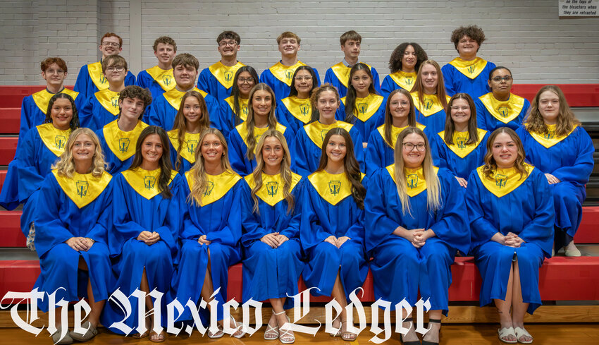Current members of the Mexico High School National Honor Society.