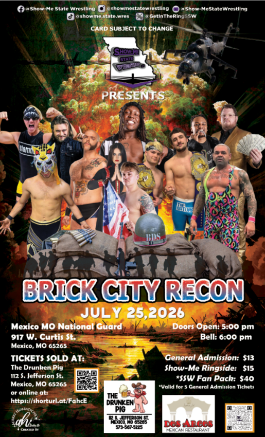 Recon of their roots: Show-Me State Wrestling to hold show in Mexico