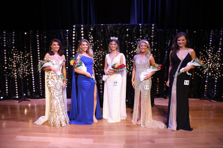 Pictured from left are Alexandria Tucker of Union, Natalie Burns of Union, Ashton Luke of Philadelphia, Alli Claire Amis of Conehatta, and Lauren Gwendolyn Posey of Union.