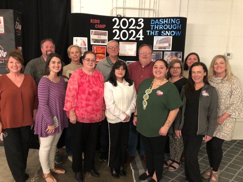 Members of the Philadelphia Neshoba County Arts Council Board of Directors are, front row from left, Penny Hardy, Morgan Jay, Terri Donald, Mona Stribling, Natalie Dreifuss, and Allison Palmer (Back) Tim Moore, Kim Kilpatrick, Kenny Hillman, Kinsey Goldman, Stacey Thomas, Angel Weems, and Laura Horn. Not Pictured are Florine Holmes, Susan Jackson, Trish Bennett, and Nelwyn Brantley.