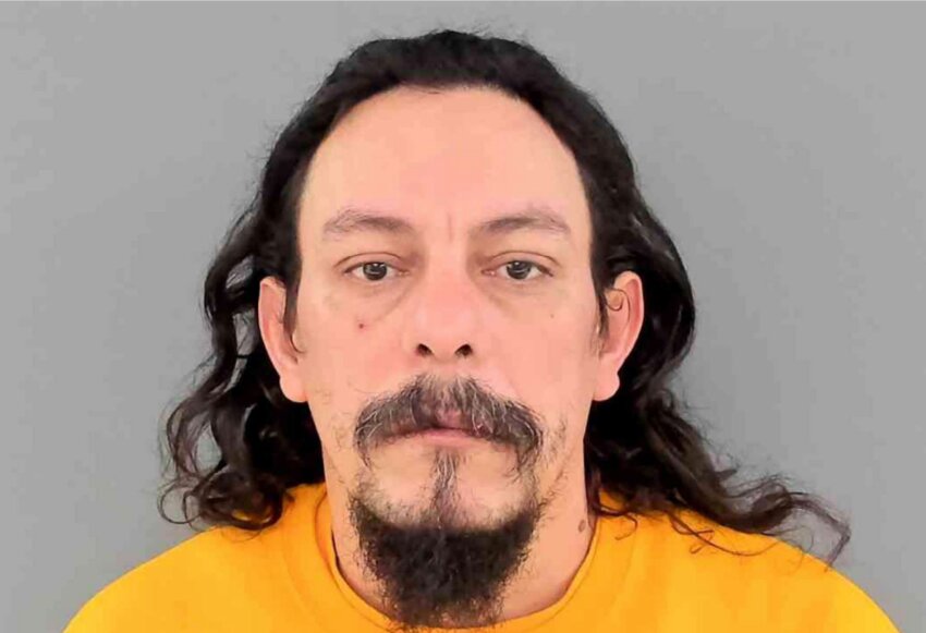 Fredy Amaya-Marin's mugshot from his arrest by Neshoba County Sheriff's Deputies in September 2023. He was listed under the fake name Jonathan Salvador.