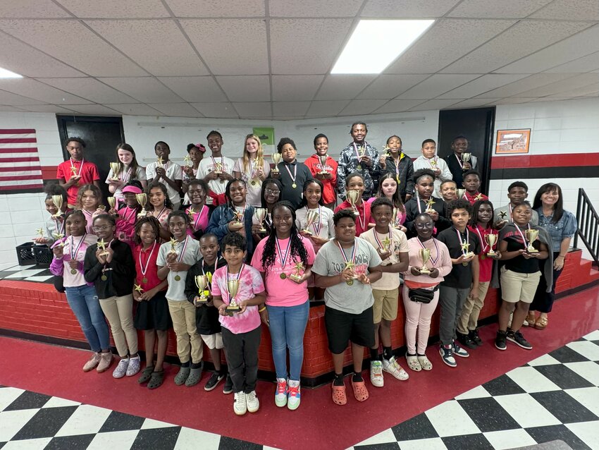 Pictured, front row from left, are Front row: Khloe Jones, Kerrigan Gully, Jameona Seales, Cade Love, Lakendrick Gipson, Ali Alsaidi, Jamyiah Miller, Demond Willis, Xzavious Primer, LiAnna Taylor, Tayshawn Bennoman, K'Marian Johnson, Ty'Kira Love, CeUnhtae Peden, Teacher: Ms. Sonya Smith (Middle) Amarii, Abby Coburn, La'Sandra Johnson, Sofia Vazquez, A'Naiya Seales, Cadeijah Griffin, Kristin Ford, Khloe Gill, Martrez Edwards, Chloe Edwards, Jah'layla Griffin, Kamari Nash, K'Darrian Griffin (Back) Messiah Ealy, Lydia Richardson, Dwight Townsend, Autumn Crosby, T'Liah Huddleston, Anna Wells, Jerimah Brown, Randy Moncreiase, Te'man Seales, Ky'Lan Taylor,Jeremy Haynes, and Ky Warren.