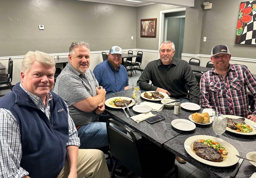 Michael Wells, Tim Watkins, City Limits Chef Joe Cumberland, Brian McDonald, and Scott Gregory