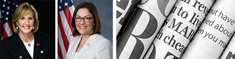 Representatives Claudia Tenney (R-N.Y.) and Suzan DelBene (D-Wash.)