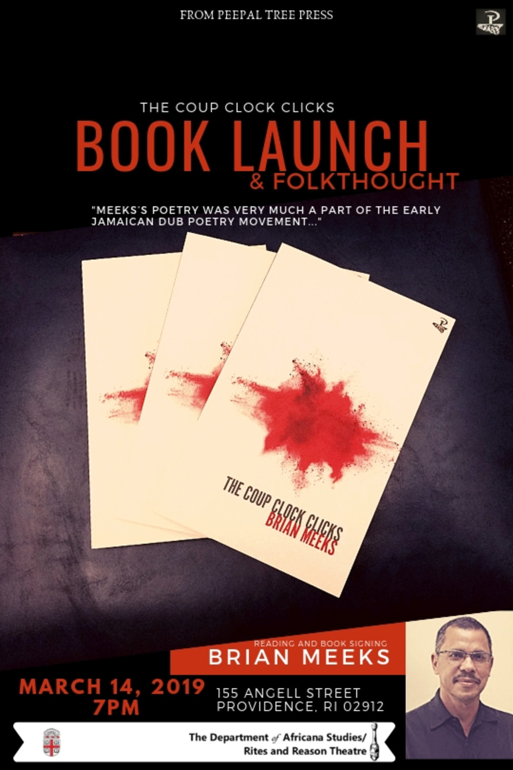 Book Launch: The Coup Clock Clicks by Brian Meeks | Hey Rhody Media Co.