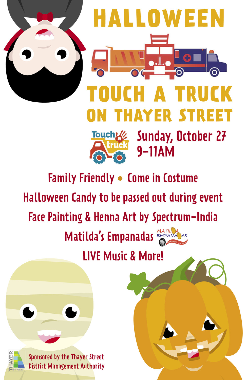 Halloween Touch A Truck on Thayer | Hey Rhody Media Co.