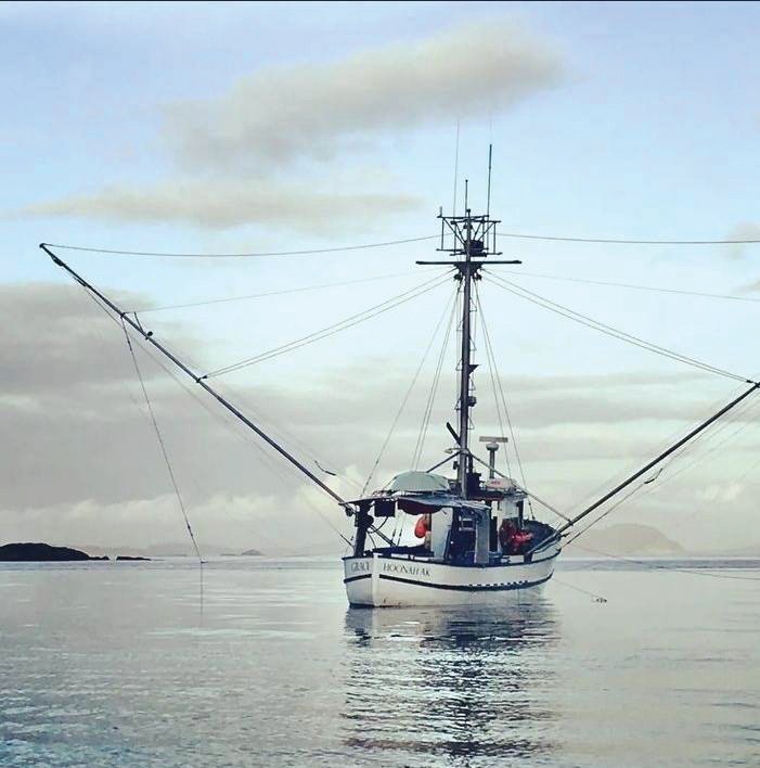 Kat Murphy’s boat trolls the waters of Southeast Alaska looking for Chinook salmon.