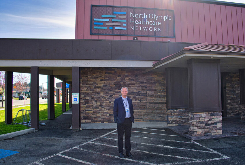 CEO Michael Maxwell, MD, in front of NOHN’s Eastside location.