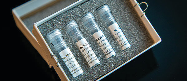 The CDC&rsquo;s laboratory test kit for SARS-CoV-2.