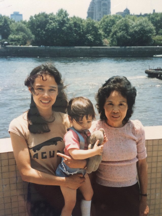 Tessa Hulls with her mother Rose and grandmother Sun Yi during a trip to China in 1986.