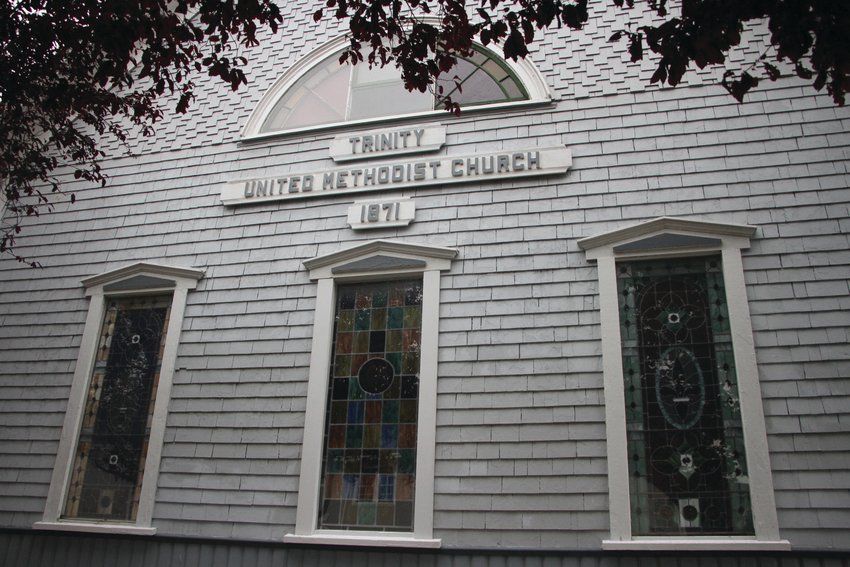 Established in 1854 and built in 1871, Trinity United Methodist Church is the oldest church in Port Townsend.