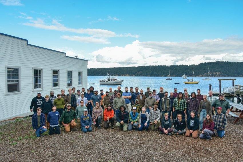 The new class of 53 students started their courses Oct. 4 at the Northwest School of Wooden Boatbuilding in Port Hadlock.