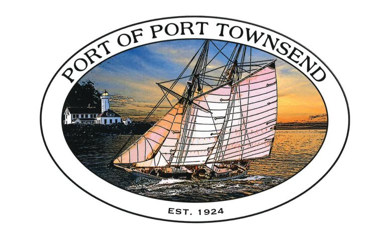 The proposed new logo presented at the commissioners meeting for the Port of Port Townsend by artist Marian Roh includes local vessel Alcyone emblazoned in front of the Point Wilson Lighthouse.
