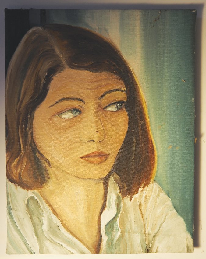 Sharon Squire&rsquo;s first and only self-portrait.
