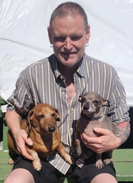 Local resident Brian Thompson&rsquo;s two pups were aided by Pet Helpers Port Townsend.