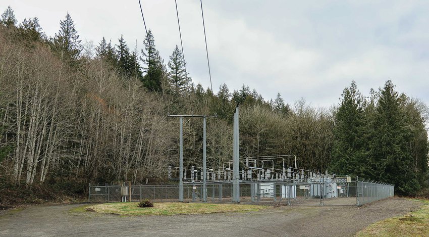 The Port Ludlow substation is located on a 9.9-acre parcel of land on Beaver Valley Road.