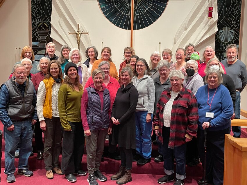 Singers in the Community Chorus of Port Townsend and East Jefferson County are tuned up for concerts Dec. 8-9 featuring John Rutter&rsquo;s &ldquo;Magnificat.&rdquo; Photo by Lynn Nowak