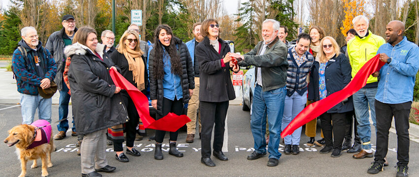 The Leader&rsquo;s coverage of the ribbon-cutting referenced it as a rideshare, which generally means an Uber-type service. This is quite different: it is more like a rental car, a shared EV that folks can rent for a few hours or days.