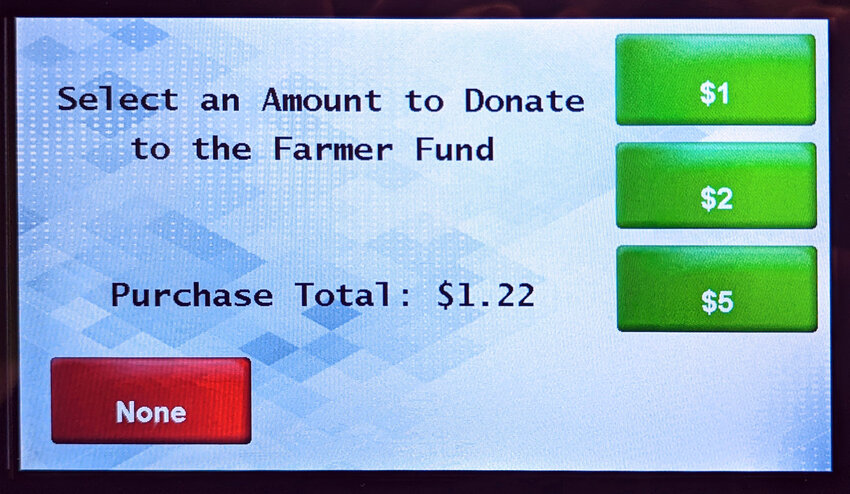 A new way to donate at the Food Co-op.