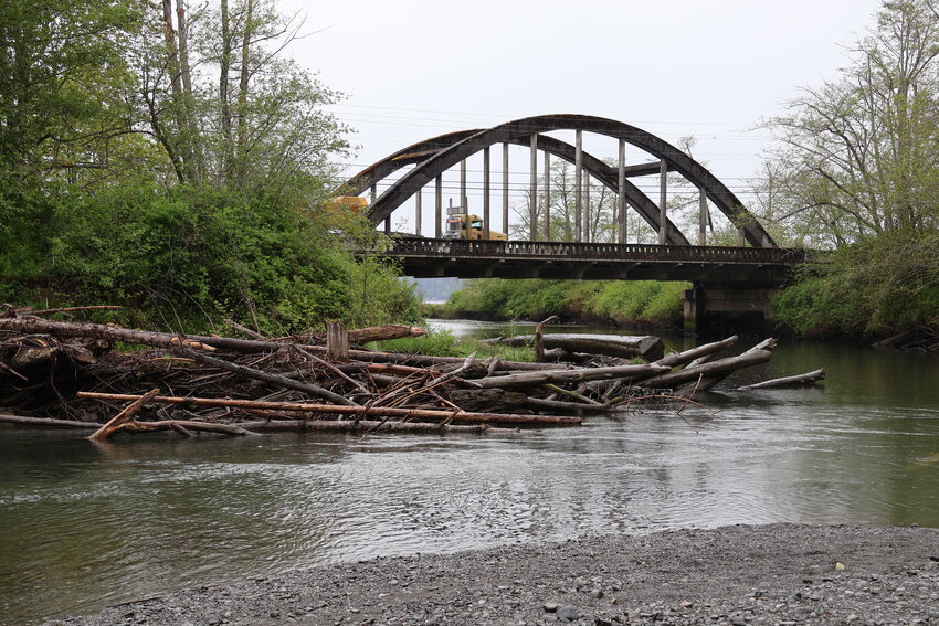 A 1,613-foot-long bridge will be constructed over the Duckabush River Estuary on U.S. Highway 101 five miles north of the Jefferson-Mason County line. The project includes removing two bridges, including this one built in 1934.