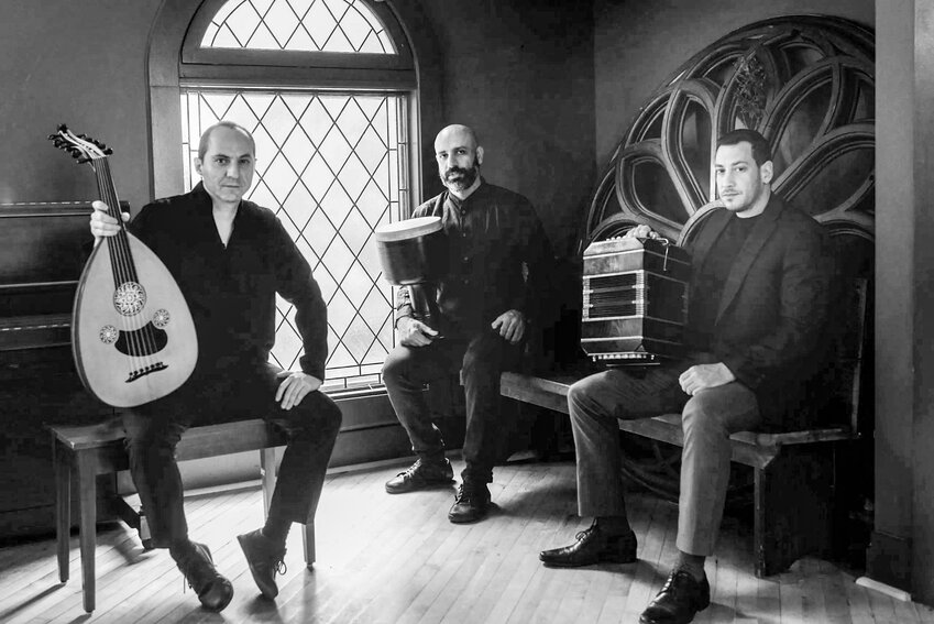 The Montreal-based international trio “Les Arrivants” is set to perform at The Palindrome, at the Eaglemount Winery and Cidery, on Sunday, Aug. 11.