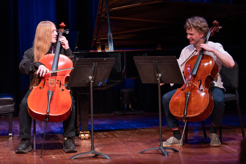 Last year saw Junior Fellow Alex Lott and Olympic Chamber Music Fellow Carlo Lay of Universität der Künste Berlin play cellos together, through the Olympic Music Festival’s Junior Fellows Program.