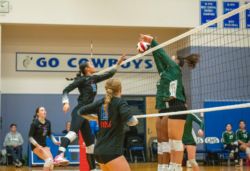 The Rivals faced off in Chimacum against the Charles Wright Tarriers during a Nisqually League game on on Wednesday, Sept. 18. The Tarriers won, 3-0.