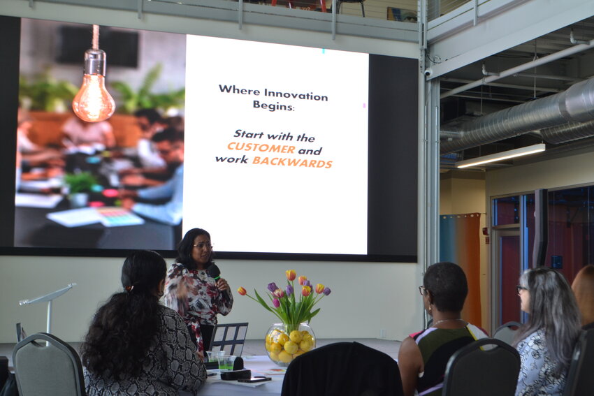 Parul Patel leading her session
