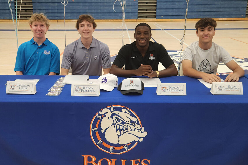 Jackson Geist, Kaden Ferguson, Jordan Alexander and Enzo Martinez Bou