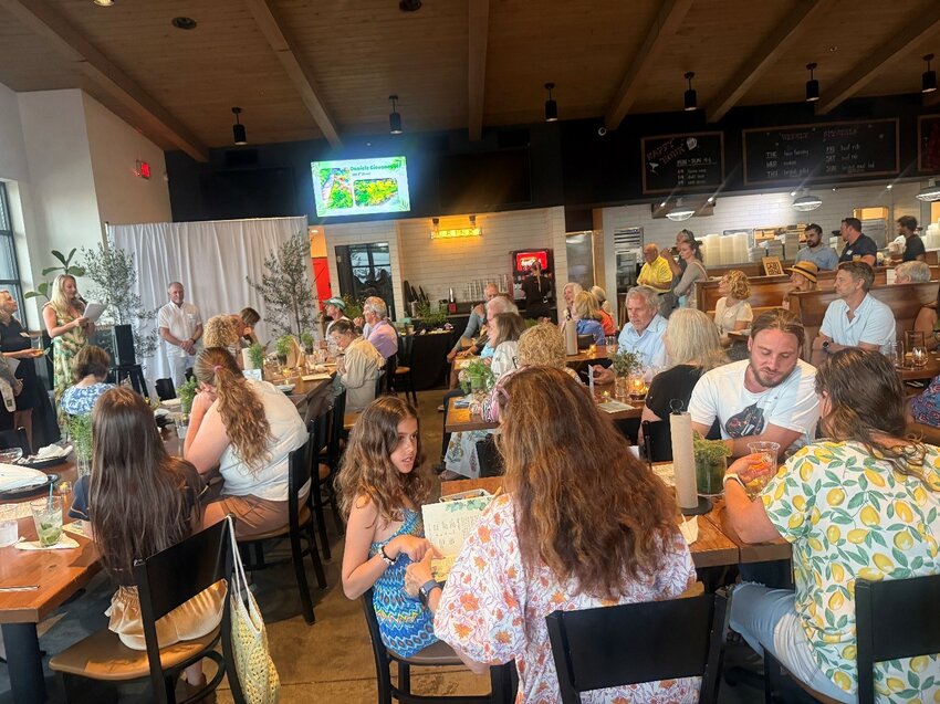 Many Atlantic Beach residents came out to support the city’s inaugural environmental stewardship awards ceremony.