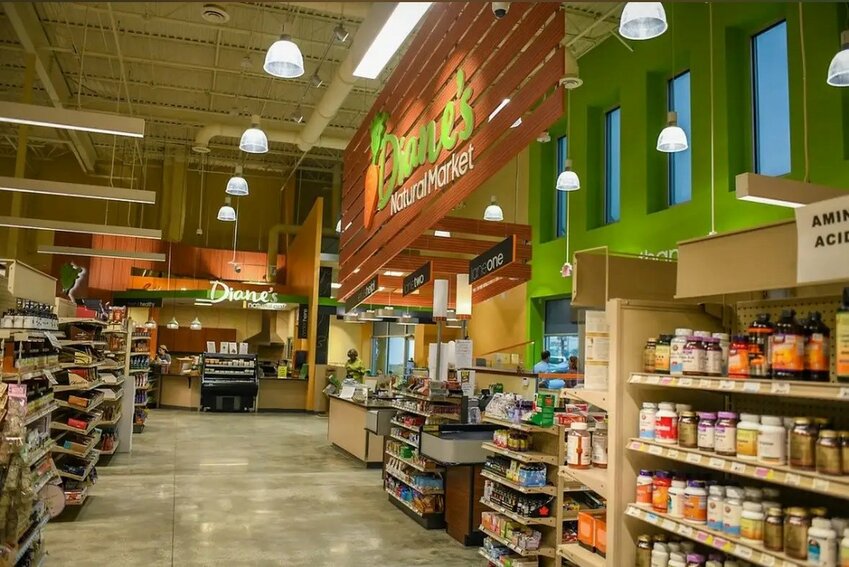 The store supplies various natural grocery, supplement, and health & beauty options