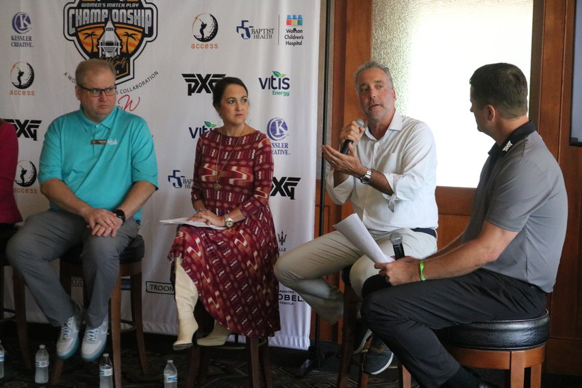 PXG Women&rsquo;s Match Play Championship founder Mark Berman speaks about this year&rsquo;s tournament during a media day event Sept. 23.