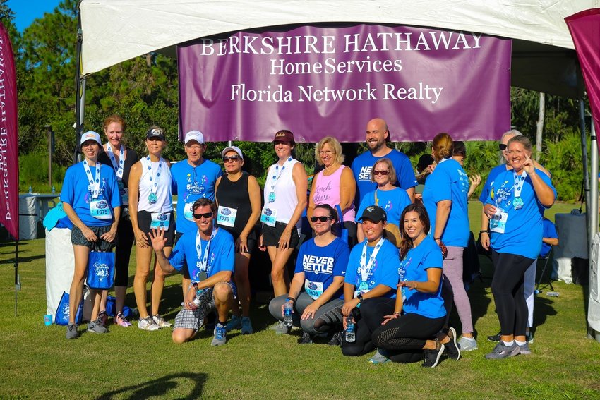 Realtors and employees of Berkshire Hathaway HomeServices Florida Network Realty laced up their shoes to take part in the Dreams Come True 5K &amp; 1 Mile Fun Run.