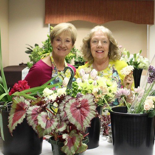 Cathy Snyder, left, and Marilyn Smith are the Sisterhood of the Traveling Plants.