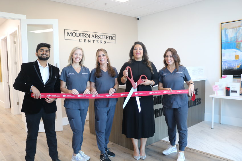 Modern Aesthetic Centers held a ribbon cutting ceremony for its St. Johns location.