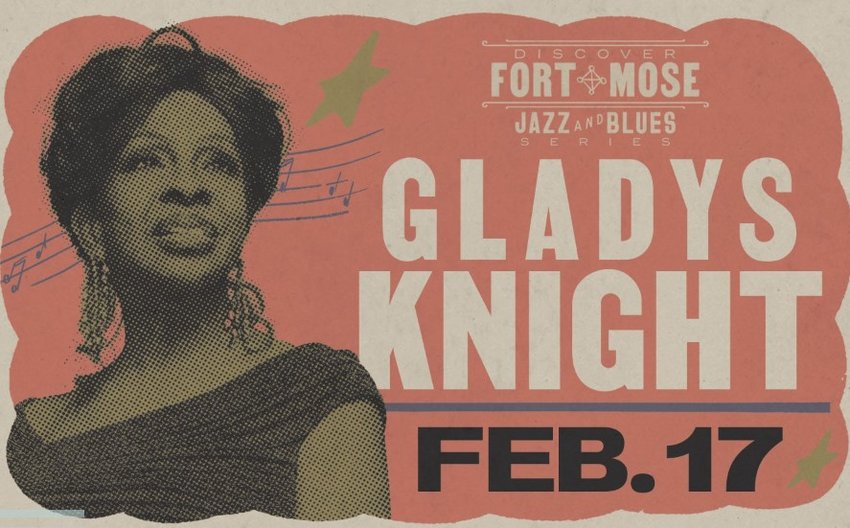 Gladys Knight will be among the performers at the Fort Mose Jazz &amp; Blues Series in February.