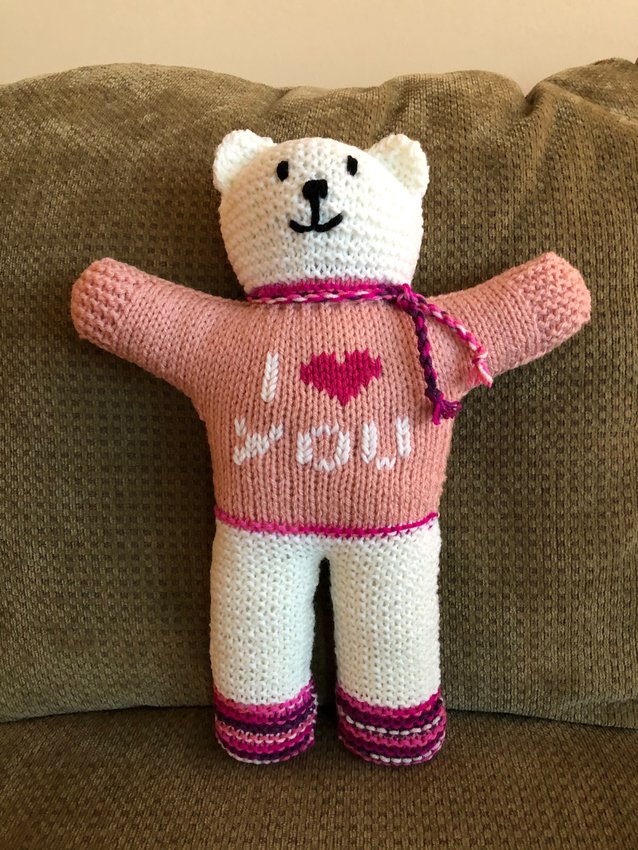 A teddy bear given to a child at a difficult time can be a great comfort.