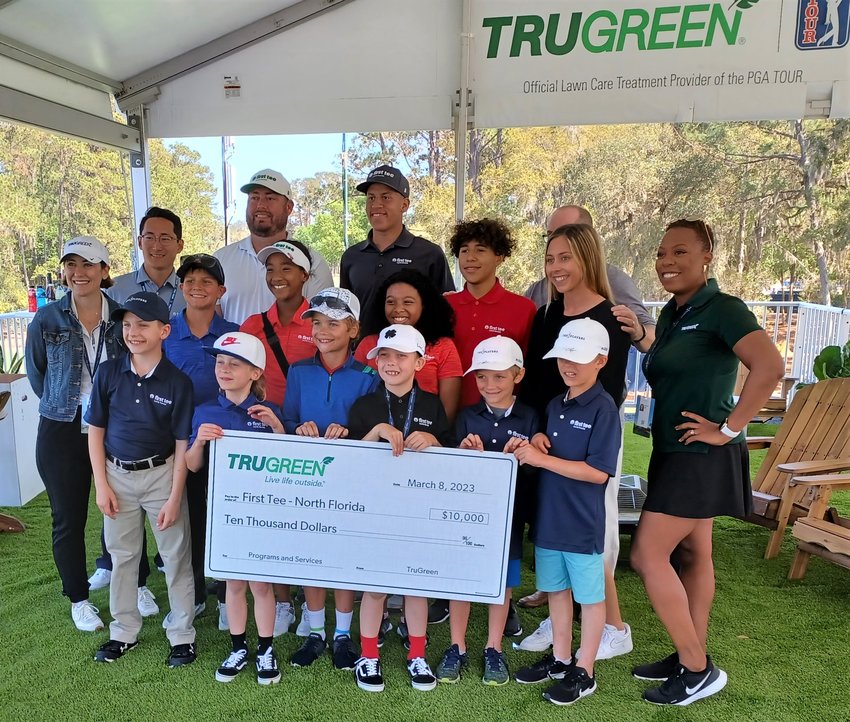 TruGreen donated $10,000 to First Tee &mdash; North Florida on March 8 to help in the construction of a new learning center in Jacksonville Beach.